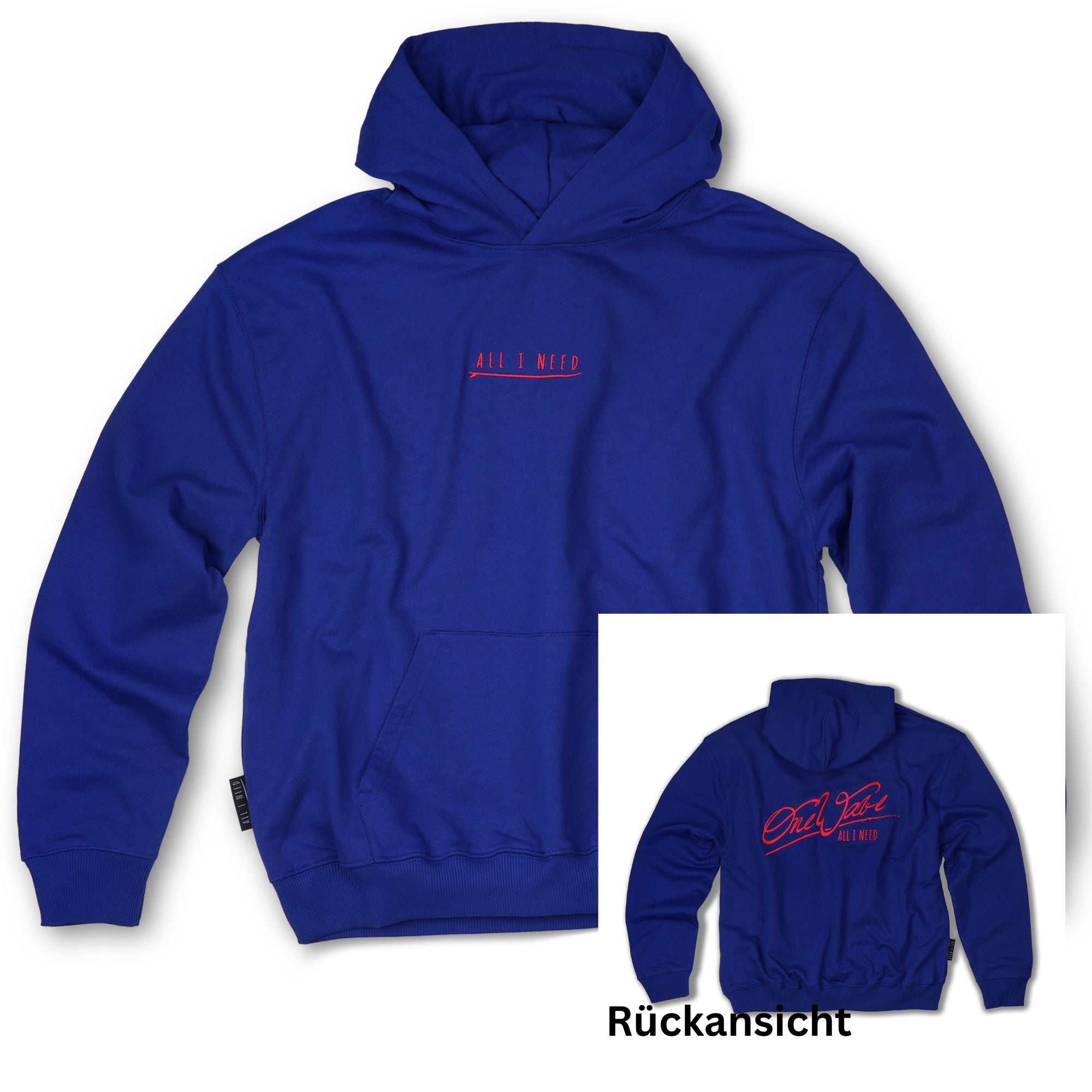 One Wave “ALL I NEED“ Deep Sea Hoodie Unisex